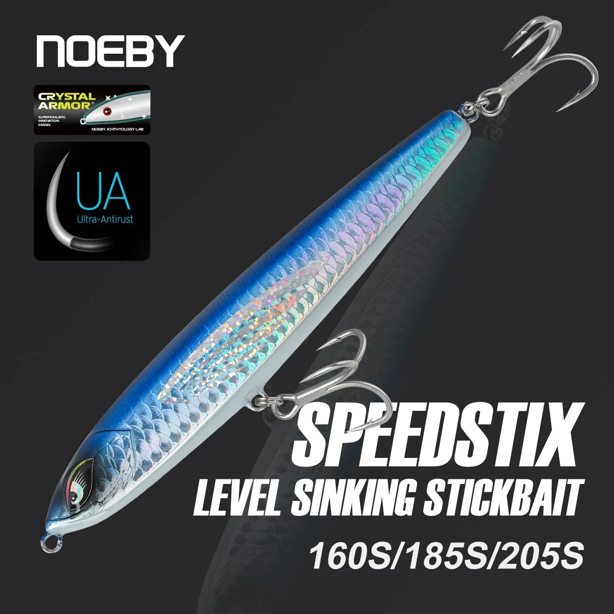 

Noeby Stickbait Pencil Fishing Lure 160mm 75g 185mm 114g 205mm 154g Sinking Pencil Artificial Hard Bait Saltwater Fishing Lures