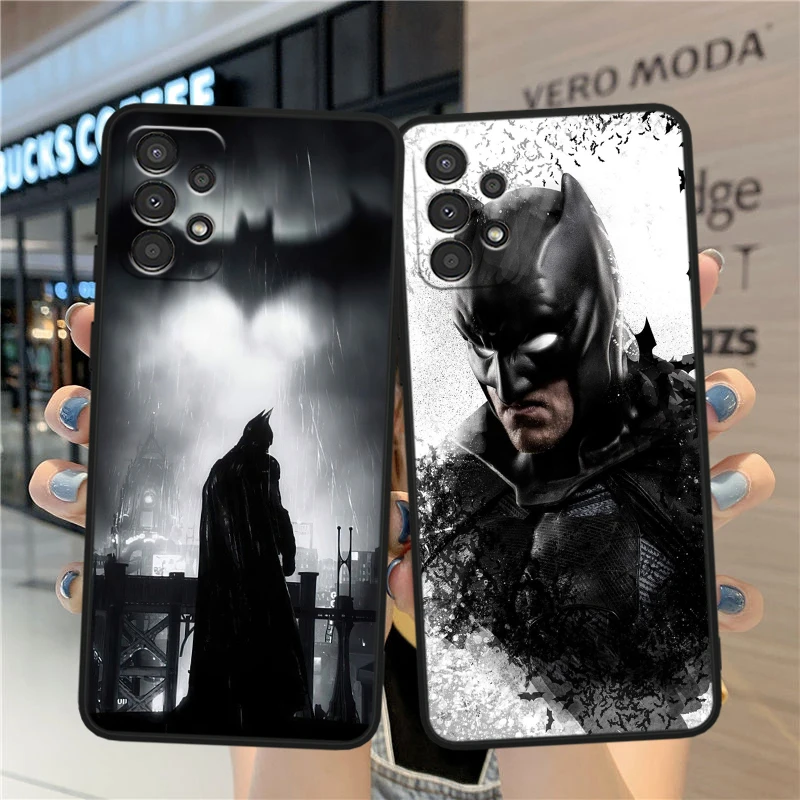 B-batmans Superhero Cool For Samsung A90 A80 A70S A60 A50S A40 A30S A20E A20S A10S Silicone Black Phone Case