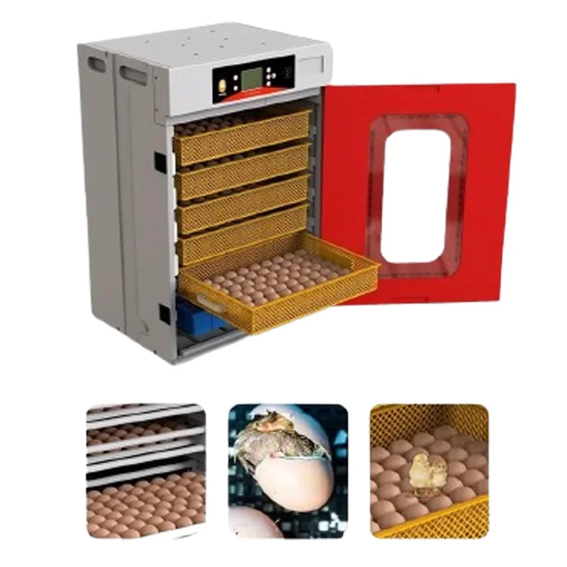 Economic Automatic Roller Egg Incubator 400 Eggs Incubate Hatcher Brooder In One For Farm Use Or Sale 110V/220V