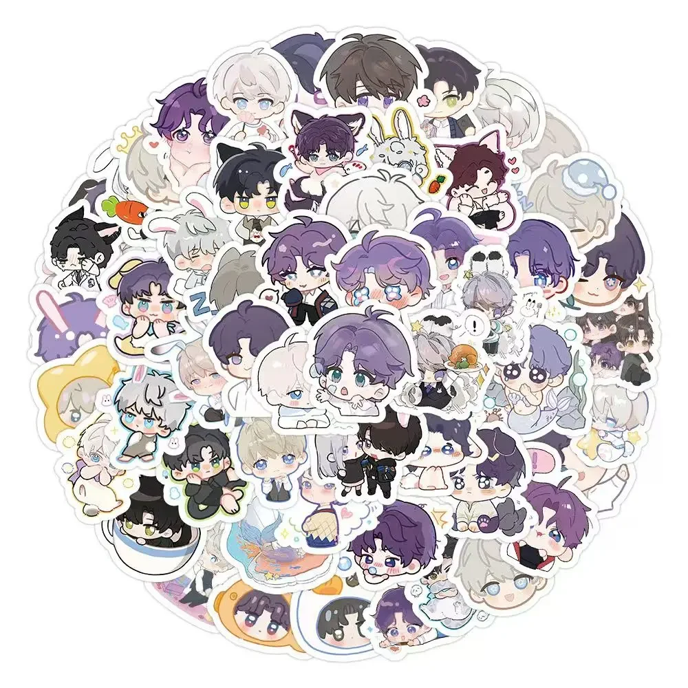 100Pcs/Set Game Love and Deepspace Cute Graffiti Stickers Xavier Zayne Rafayel ralayo Shen Xinghui Li Shen Qi Yu DIY Sticker