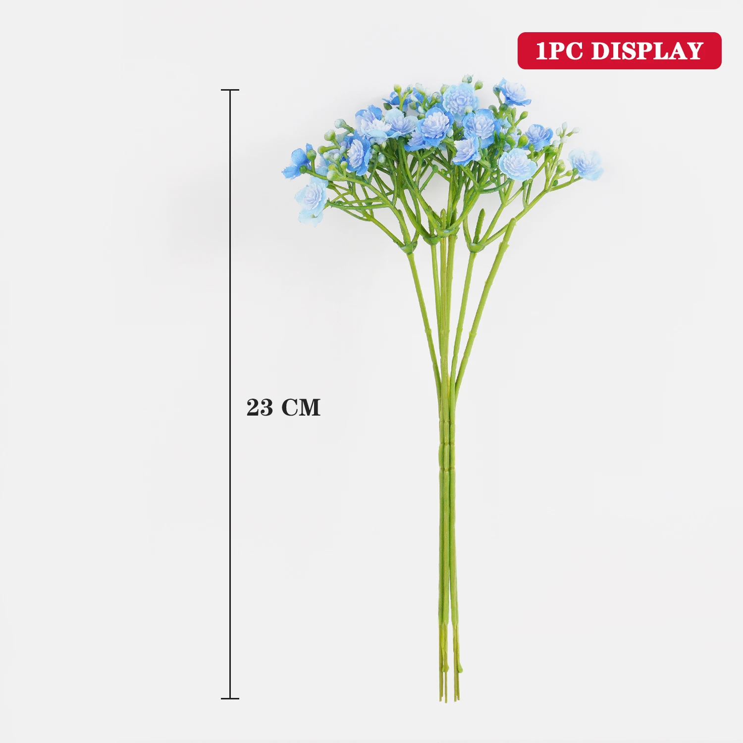 42 Head Bouquet Plastic Artificial Flower Babysbreath Fake Plant Gypsophila Floral Arrange for Home Wedding Table Room Decor - view 4