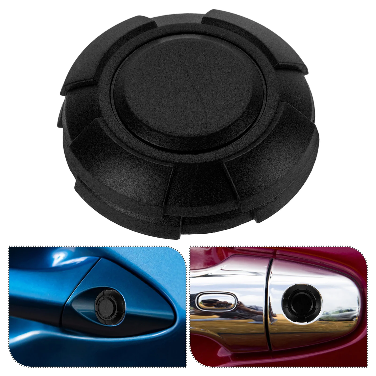 Cubierta de cerradura de puerta de coche ABS resistente y duradero Protector de entrada de puerta automotriz Protector a prueba de arañazos accesorios de repuesto para coche