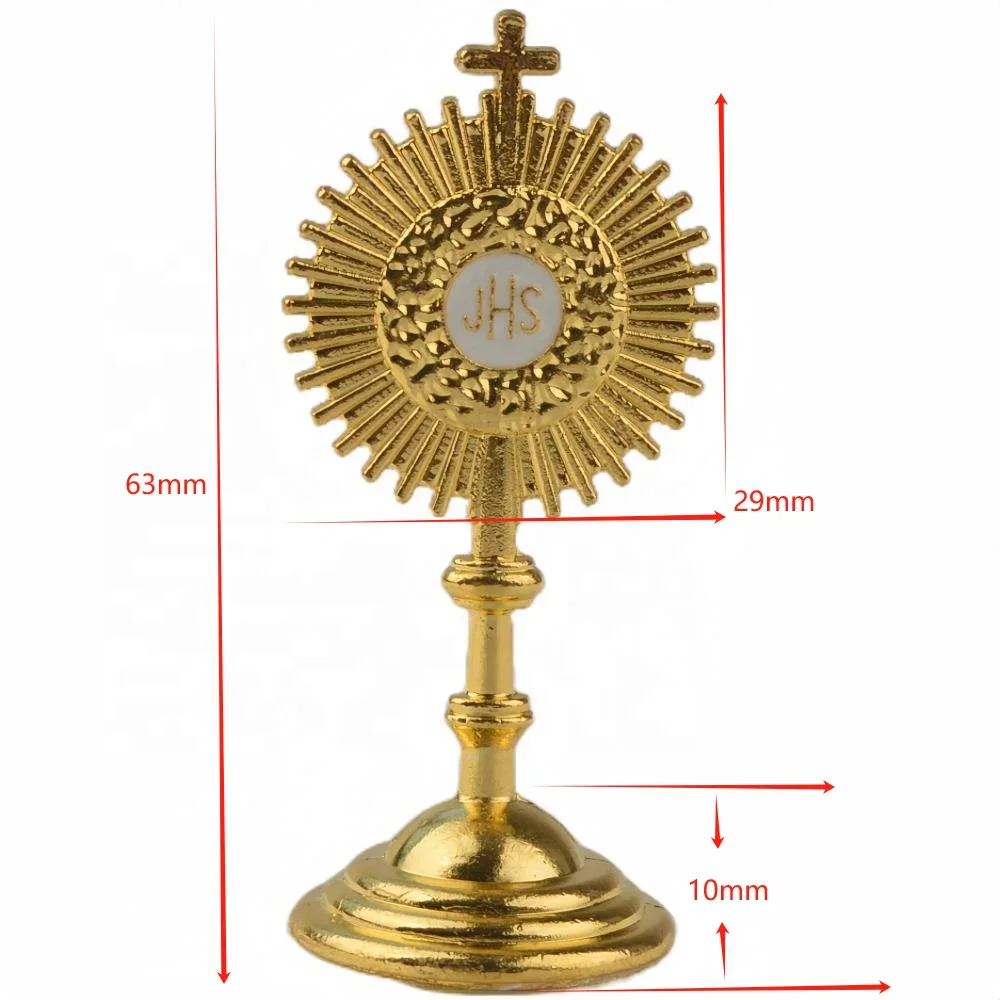 2025 Unisex Religion Catholic Cross Ornament Alloy Bracket Gold Plated Fashion Pendant Jewelry Unique Pattern Design