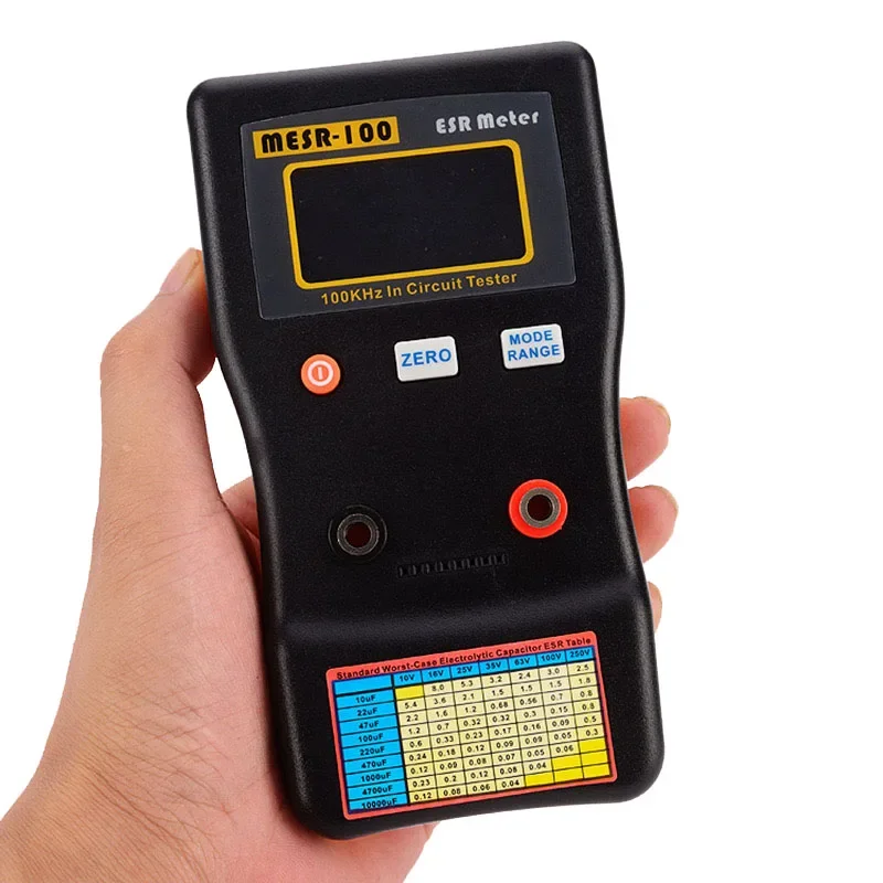 Capacitor Internal Resistance Meter MESR-100 Home Appliance Repair High-Precision Electrolytic Capacitor Meter Capacitor Tester