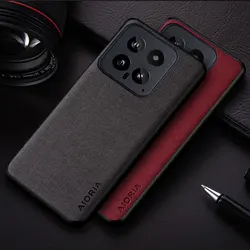 Case For Xiaomi 14 Ultra Pro funda lightweight durable textile leather cover for xiaomi 14 case coque