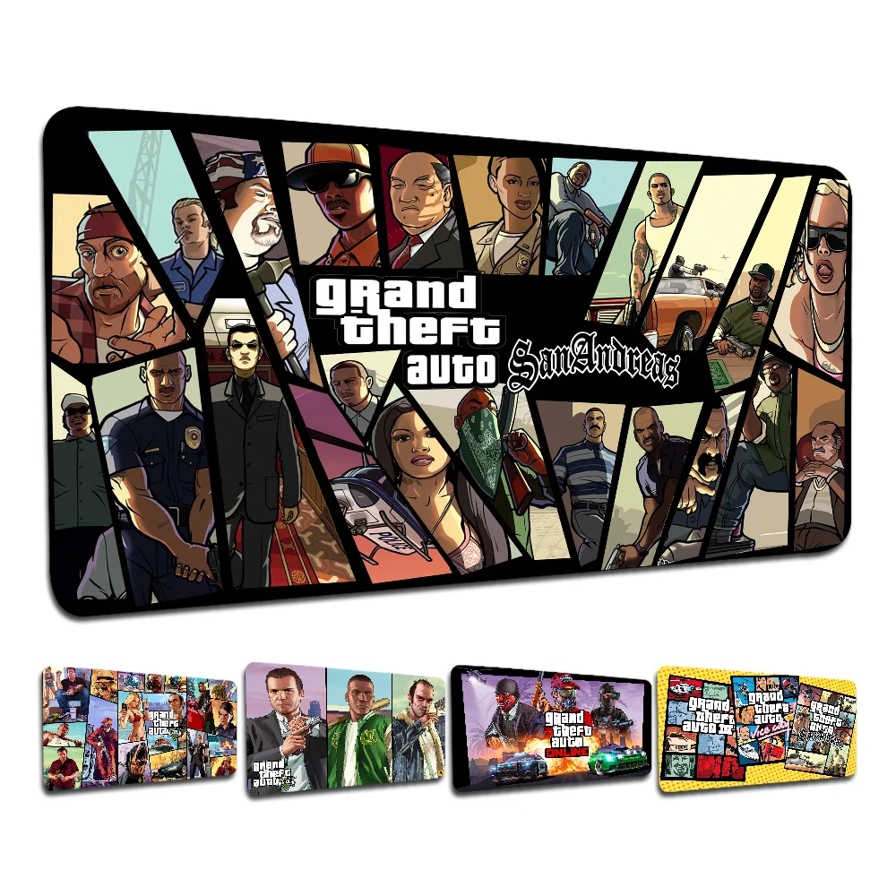 

3D GTA Grand Theft Auto Games Mousepad New Rubber Mouse Durable Desktop Mousepad Size For Game Keyboard Pad For Gamer