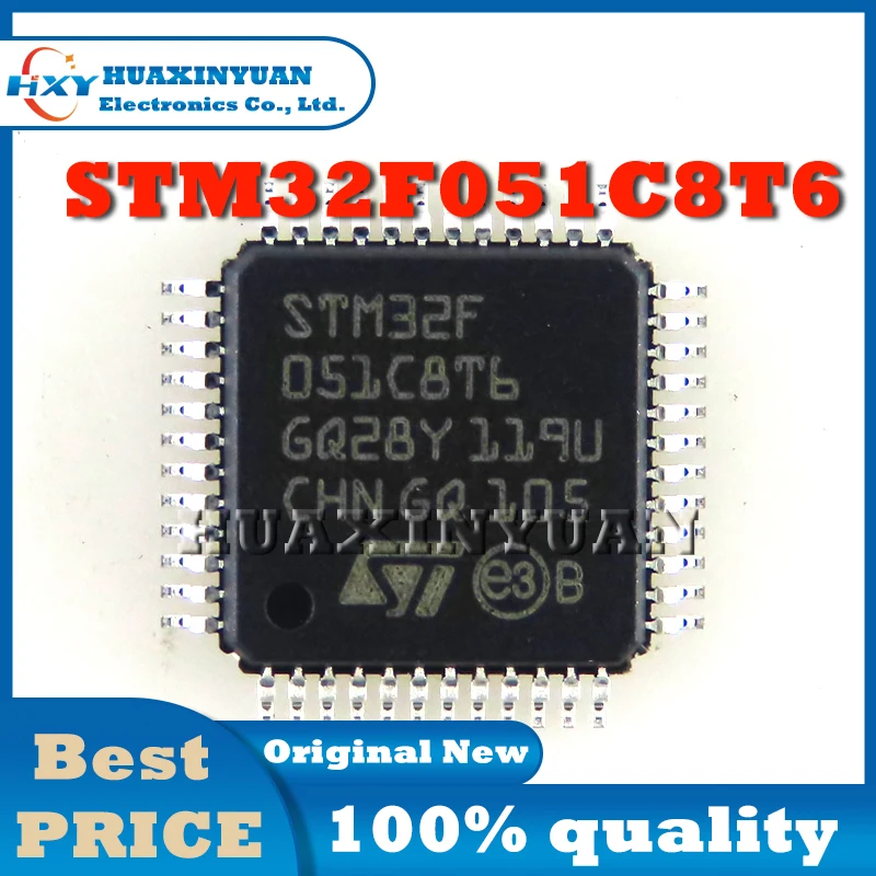 

Free Shipping Flipper Zero 5PCS-100PCS STM32F051C8T6 STM32 STM32F STM32F051 STM32F051C8 Programmer New Original IC Chip In Stock