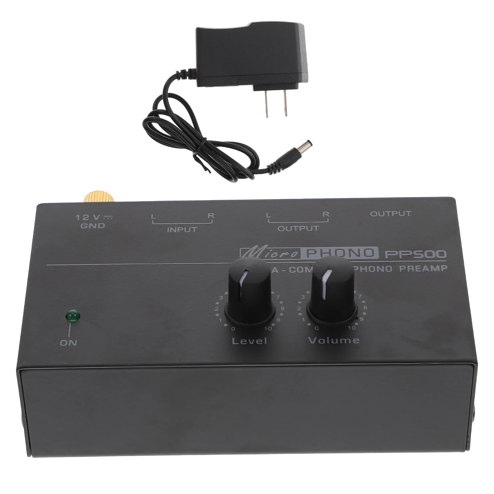 

Turntable Preamp Phono Preamplifier for Record Player Abs Low Noise TRS Output Stereo Sound Equipment Amplifier