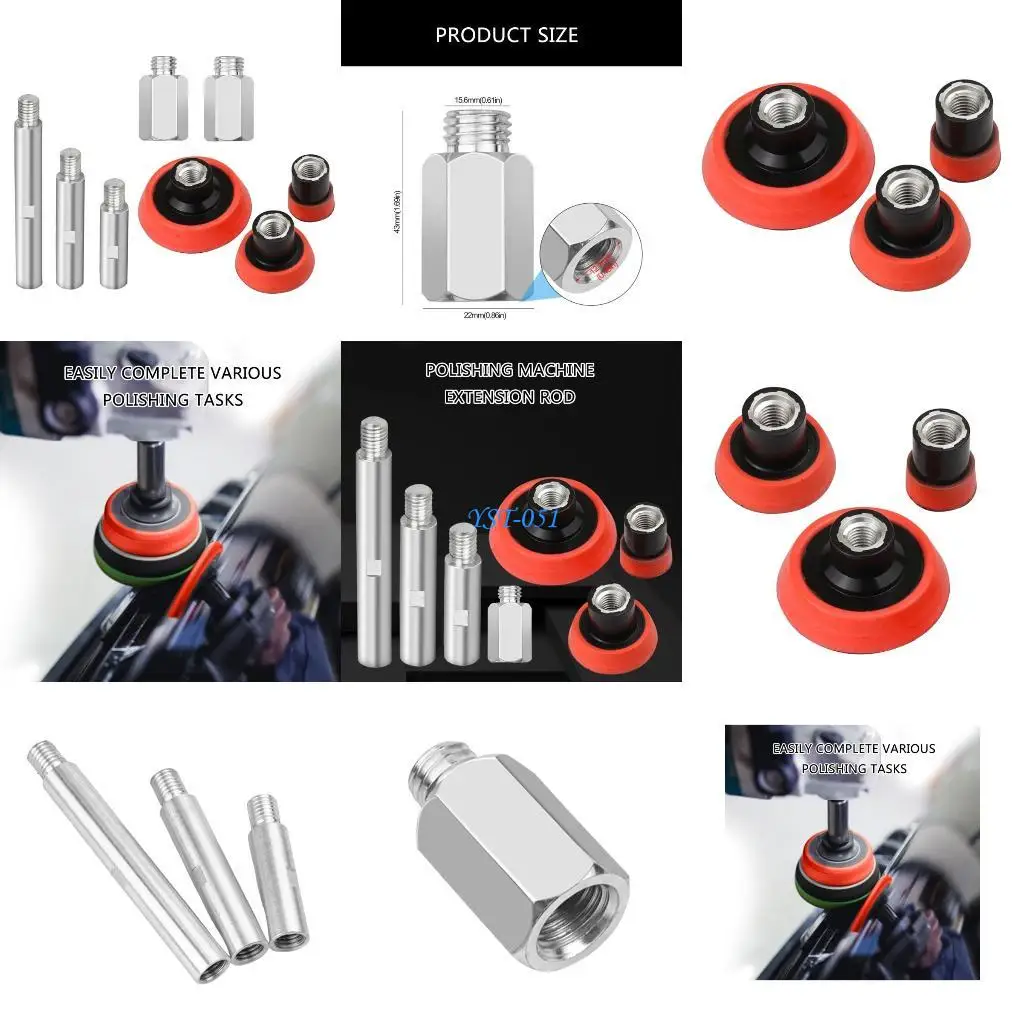 

E15A Angles Grinder Adapter Conversion Tool Carbon Steel Male Thread for Power Tool