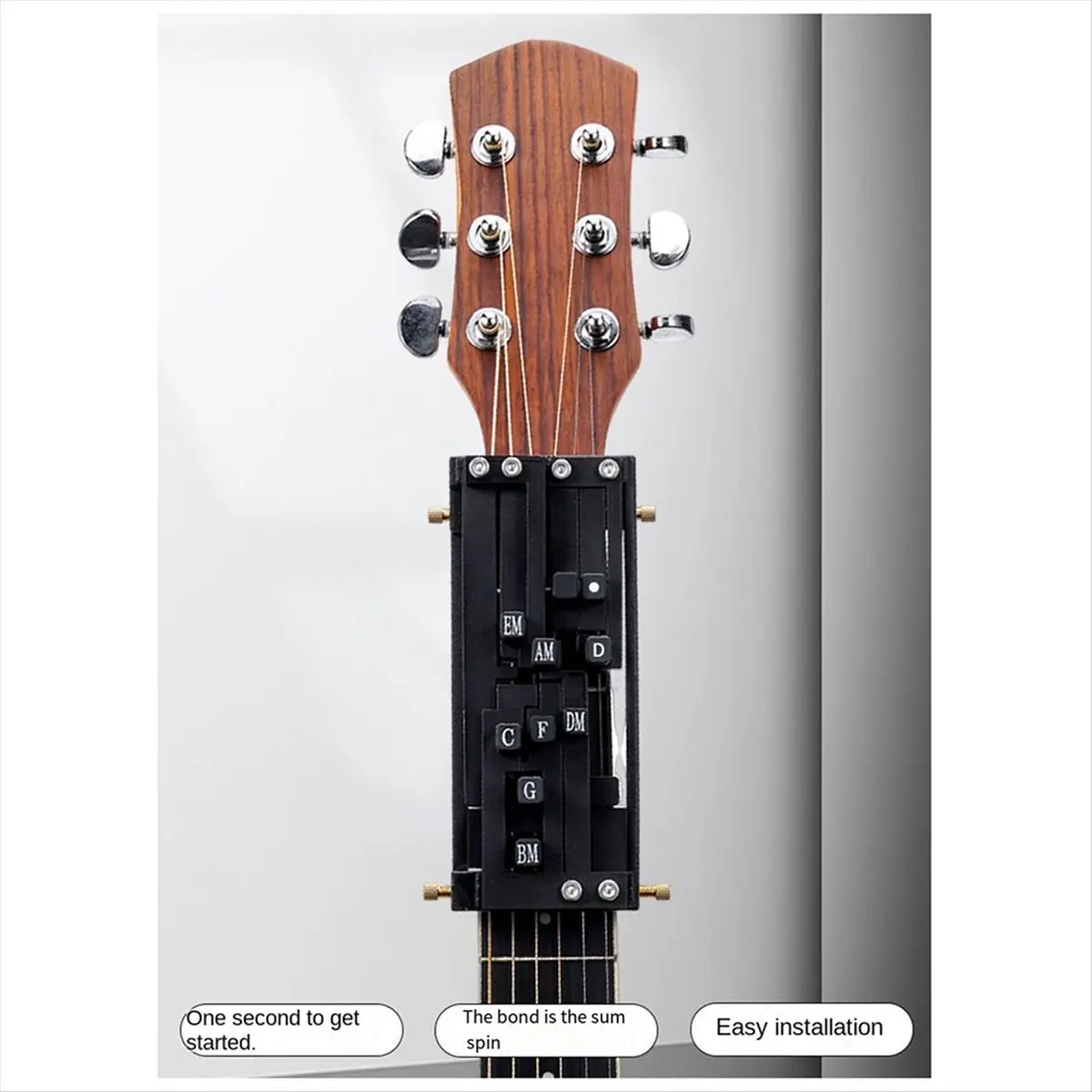 

【БЕСПРОДАЖА】Аппарат для аккордов, вспомогательный артефакт для гитары, пение на народной гитаре, практика аккордов, новый черный