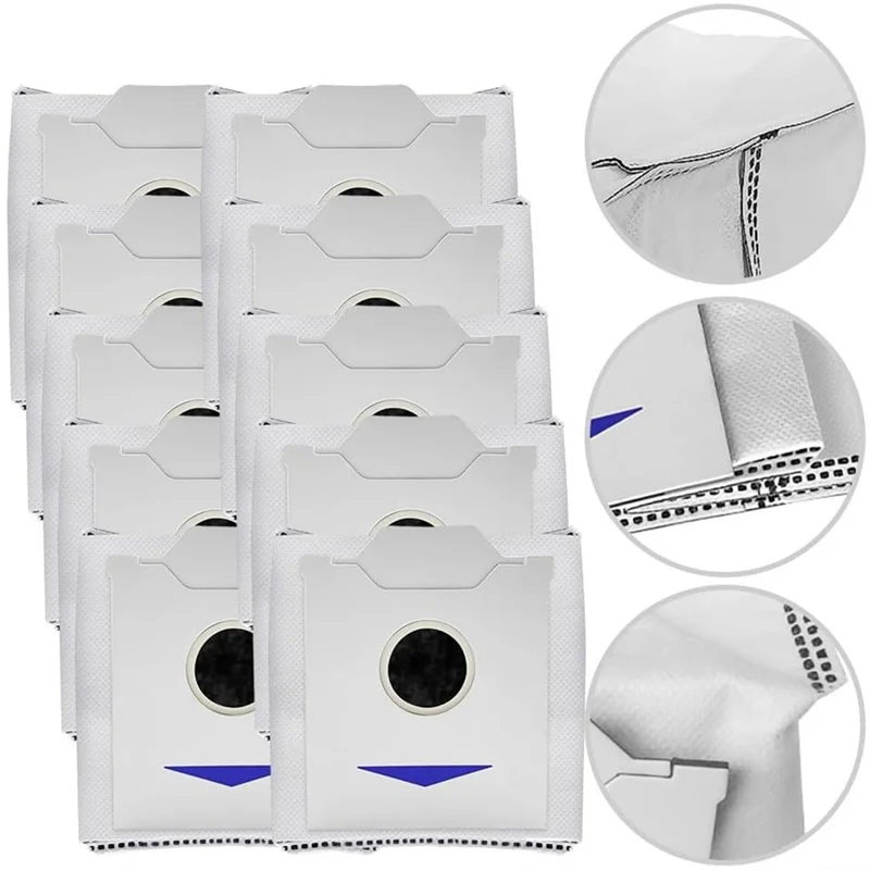 

ABEZ For Ecovacs Omni N30 Pro Replacement Dust Bags Fordeebot N30 Robot Vacuum Cleaners Spare Parts Accessories