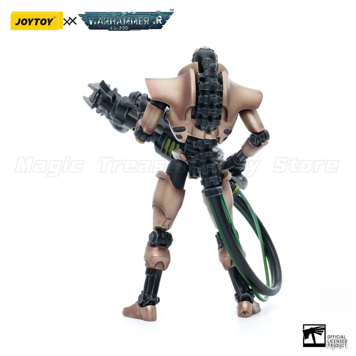 

【In stock】JOYTOY 1/18 Action Figure Warhammer 40K Necrons Szarekhan Dynasty Immortal with Tesla Carbine Model Toy