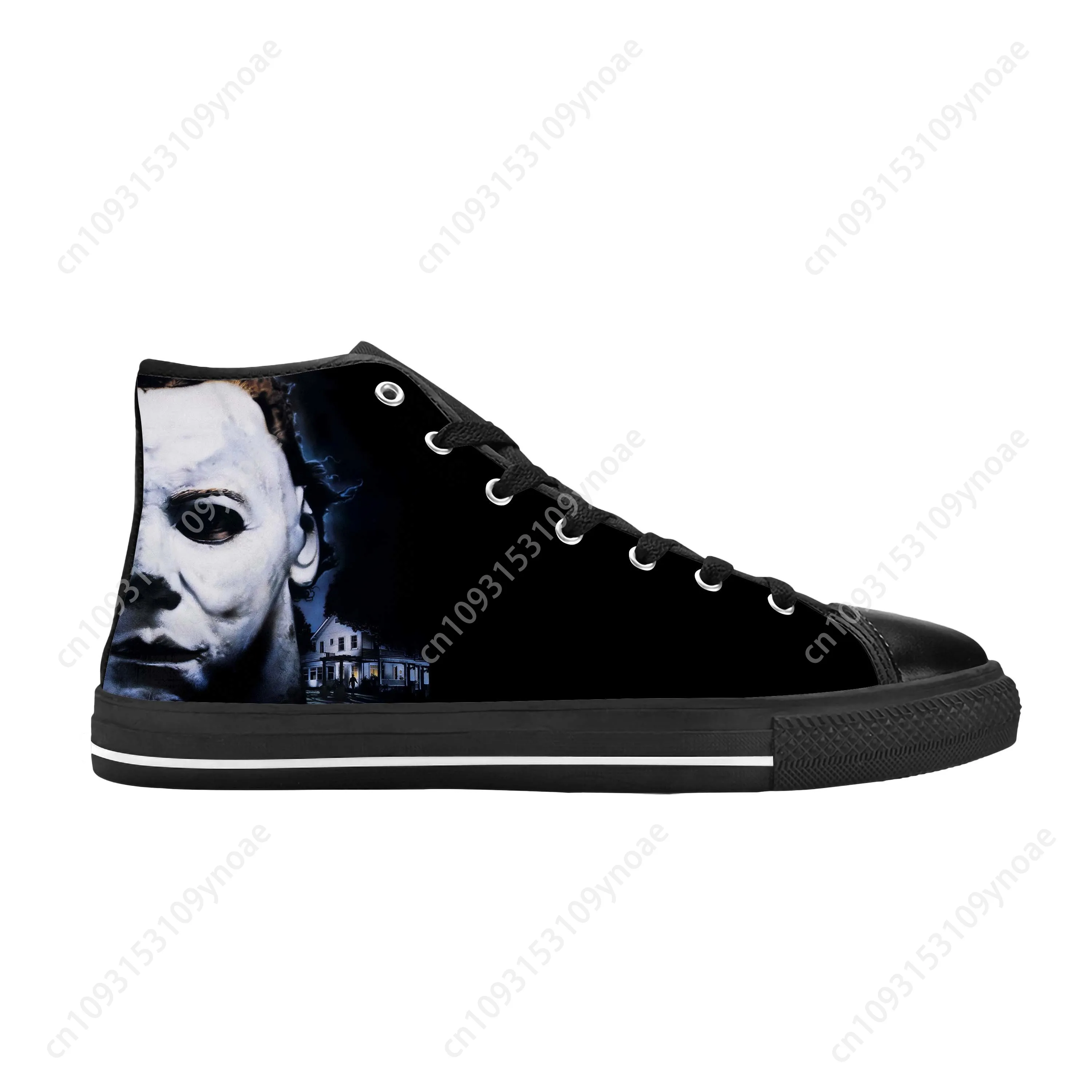 Hot Myers Horror Scary Movie Gothic Halloween Michael Casual Shoes High Top Comfortable Breathable Mens Womens Teenager Sneakers