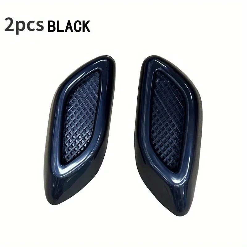 2/6pcs Car Fender Trim Decorative Intake Universal Auto Air Flow Bumper Side Vent Decal