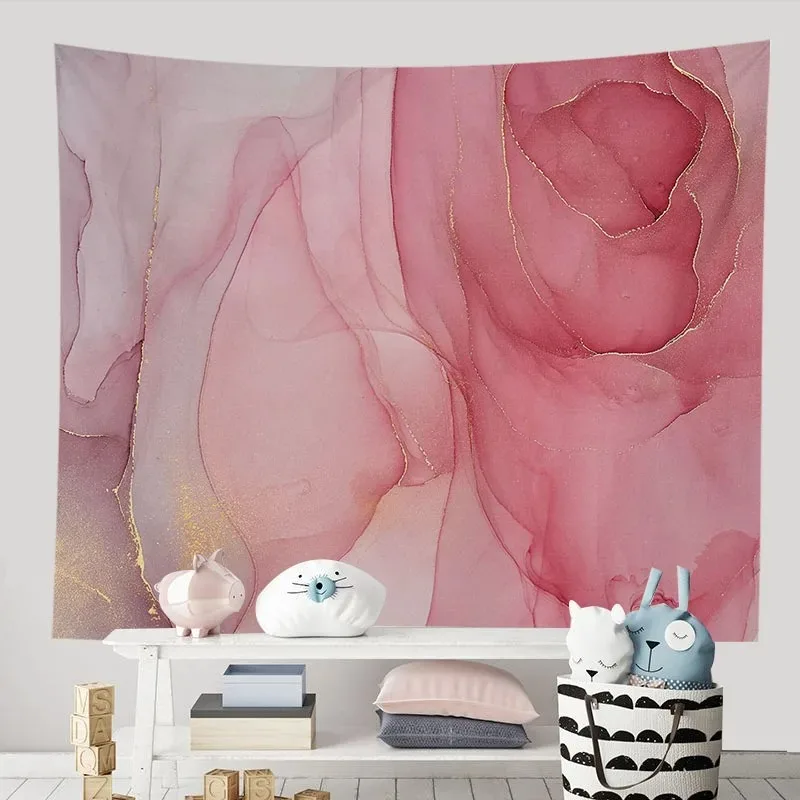 

Бронзовый эффект рендеринга цвета, фон, гобелен, украшение дома, комната, гостиная, общежитие, настенная ткань