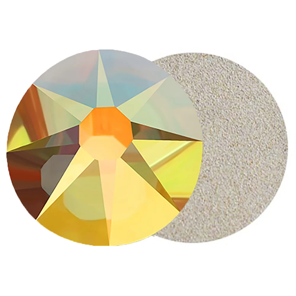 PUBRILEX 2088 Xirius SunShine Dazzling Non Hotfix Crystal Electroplating Flatback Glue On Rhinestones For Shoes Bags Garment