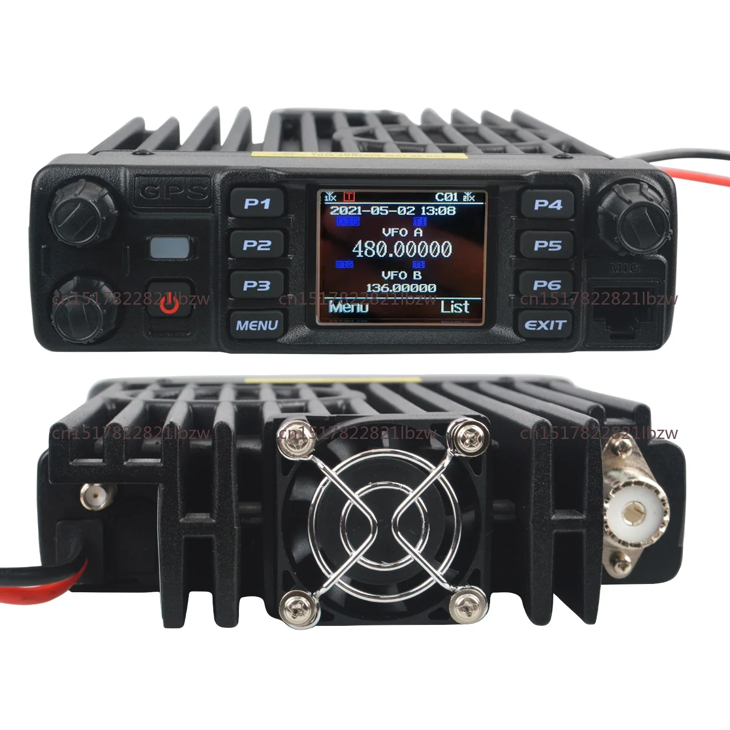 AT-D578UV Plus VHF UHF Air Band Receive GPS APRS Bluetooth PTT DMR Digital Repeater Function FM Mobile Radio AES256
