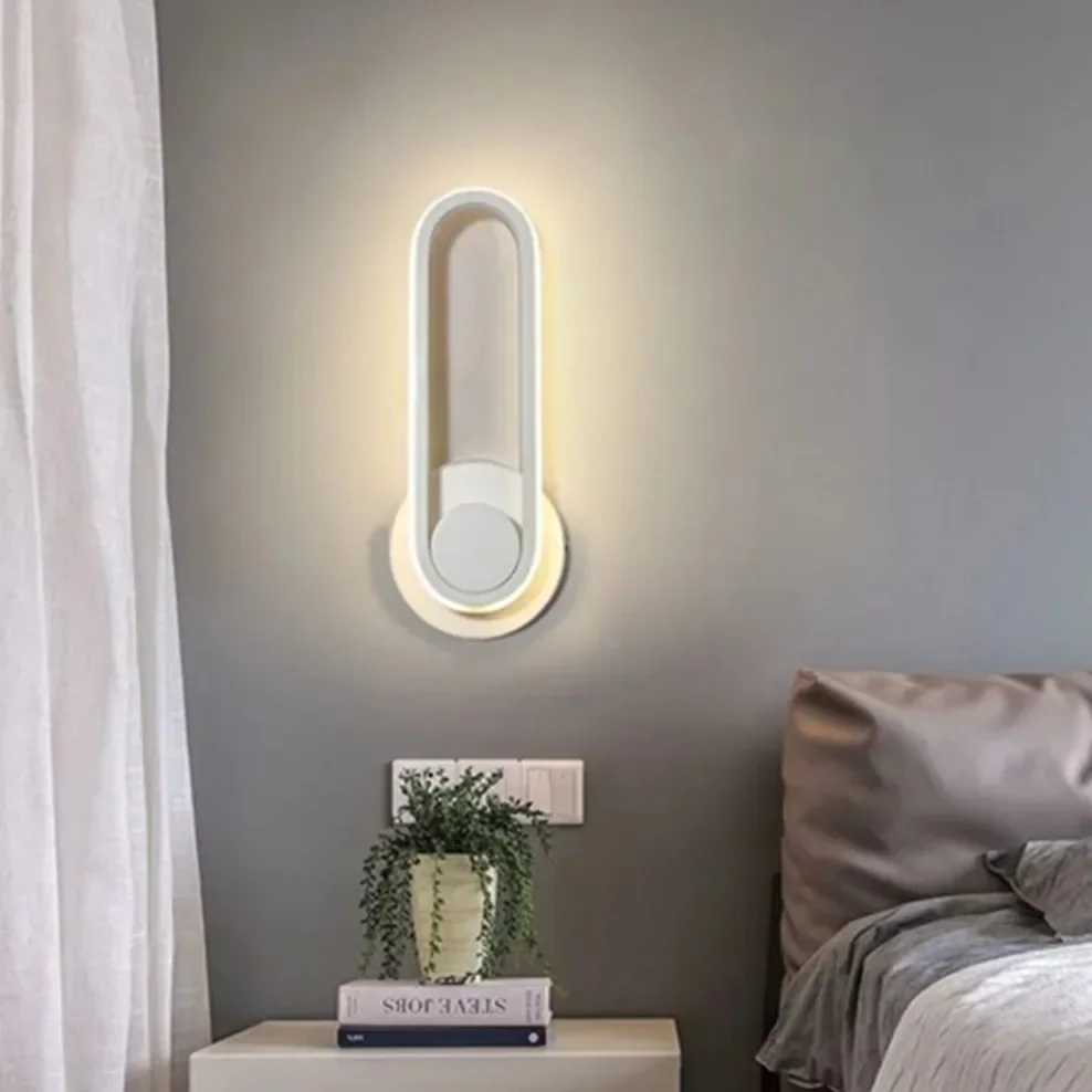Modern Rotatable LED Wall Light For Aisle Stair Bedroom Bedside Living Dining Room Balcony Indoor Lighting Wall Sconce
