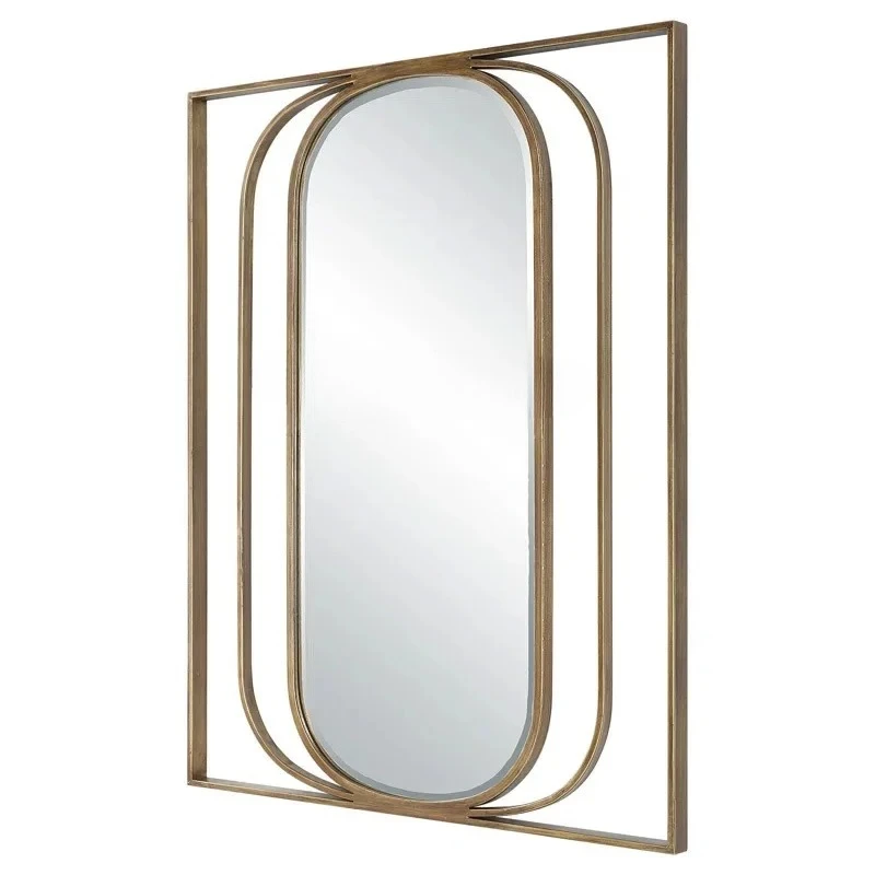 

A13 Desktop desktop wall hanging decorative makeup mirror living room retro entrance dressing table dressing mirror