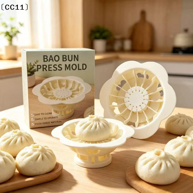 Manual Dumpling Bun Maker Food Grade ABS Quick Baozi Molder Non Stick DIY Pastry Making Mold For Kitchen Household〔CC11〕
