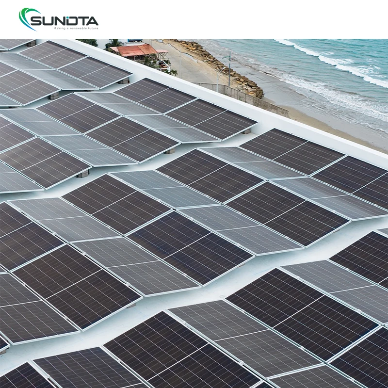 SUNDTA 50kWh 100kWh System All in One 30kw 50kw Hybrid Grid Inverter Lithium Batteries Project Use Commercial Industrial