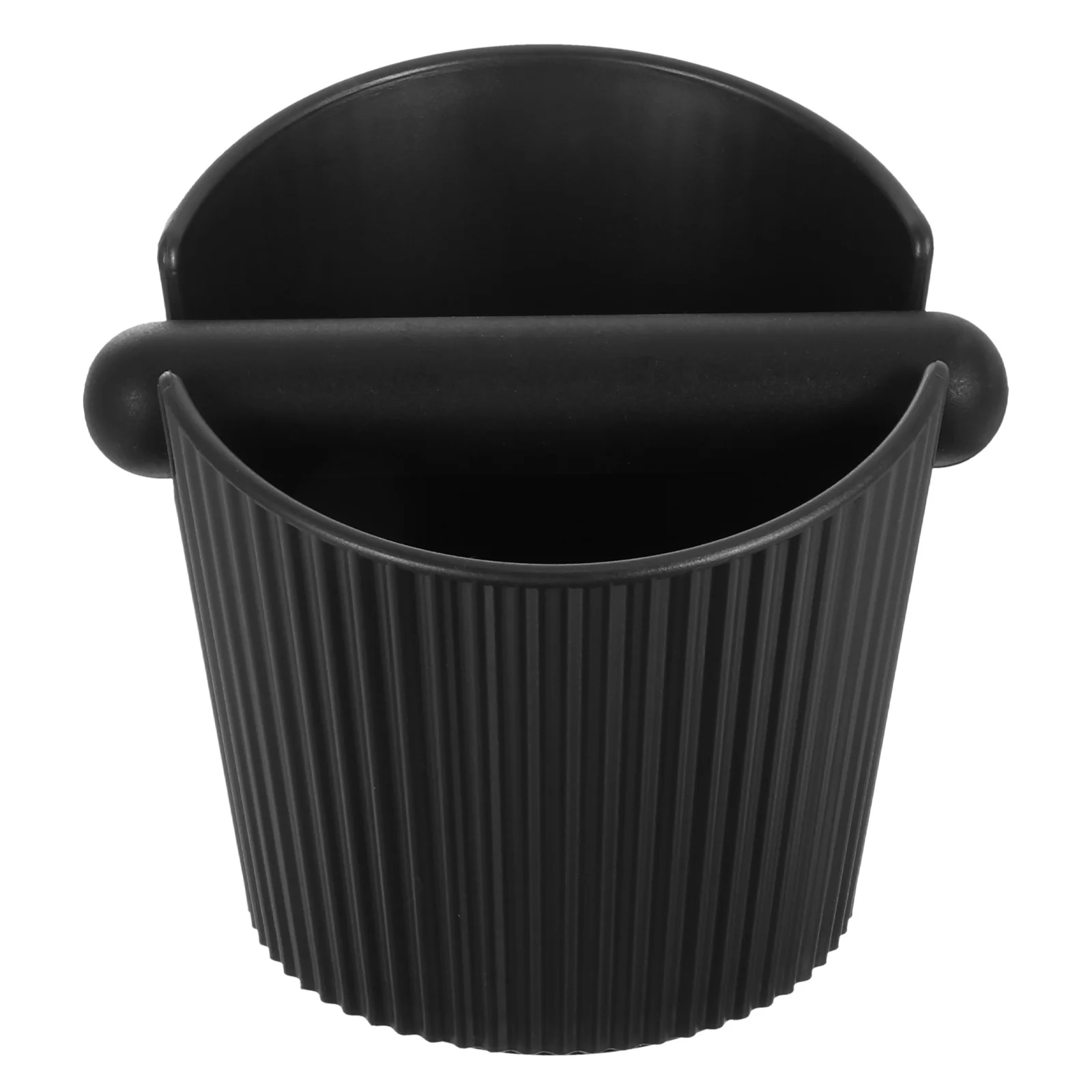 

1pc Coffee Grounds Bucket Black Large Capacity Non-Slip For Cafe Home Kitchen Use Coffee Maker Accessory Espresso Powder Bin