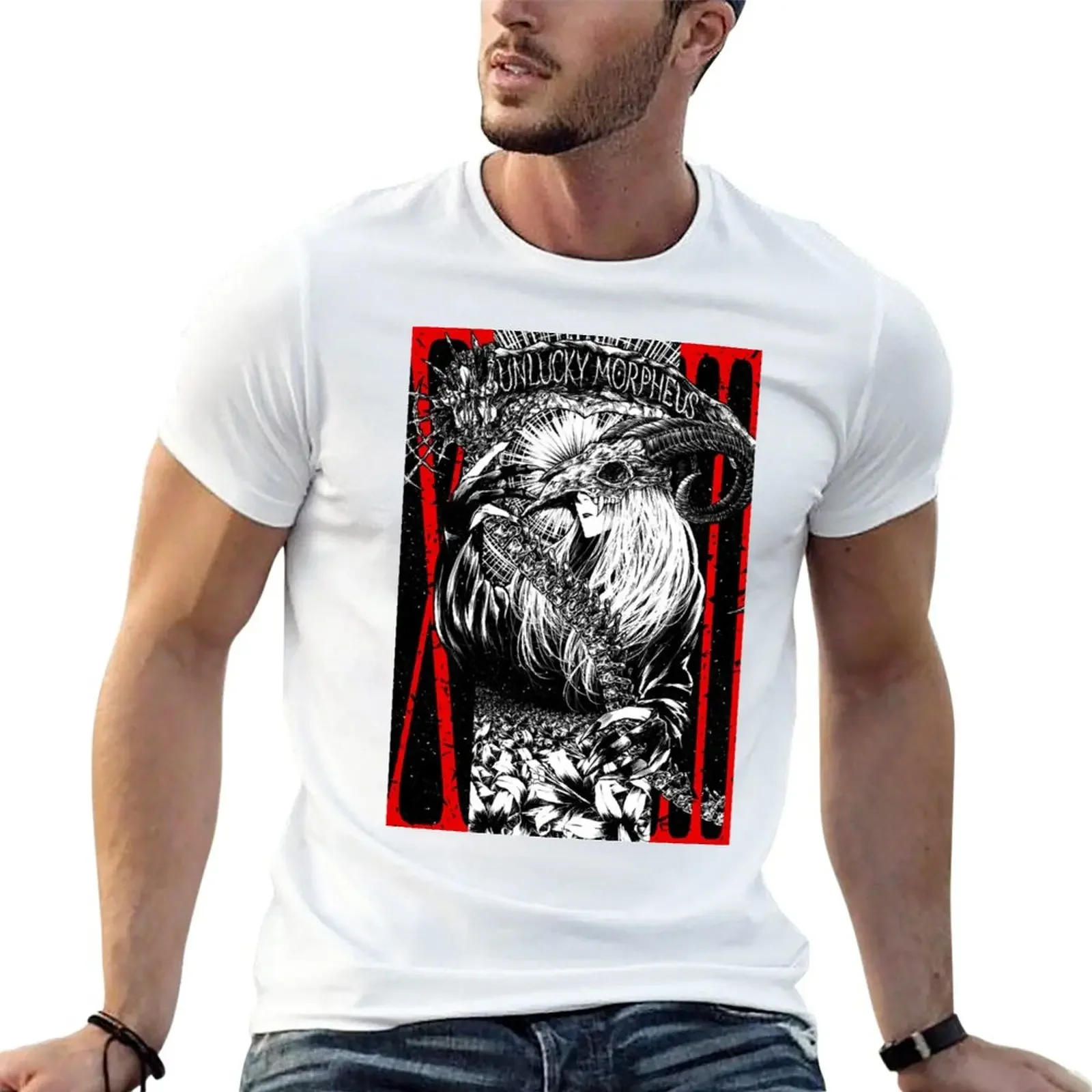 New unlucky morpheus T-Shirt Anime t-shirt Aesthetic clothing custom t shirt hippie clothes t shirt men