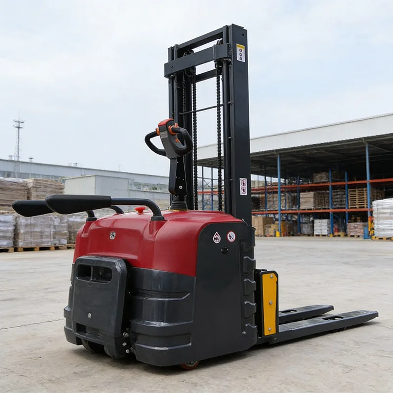 Heavy Duty Electric Counterbalance Stacker 2000kg Zero Tail Swing for Narrow Aisle Operation