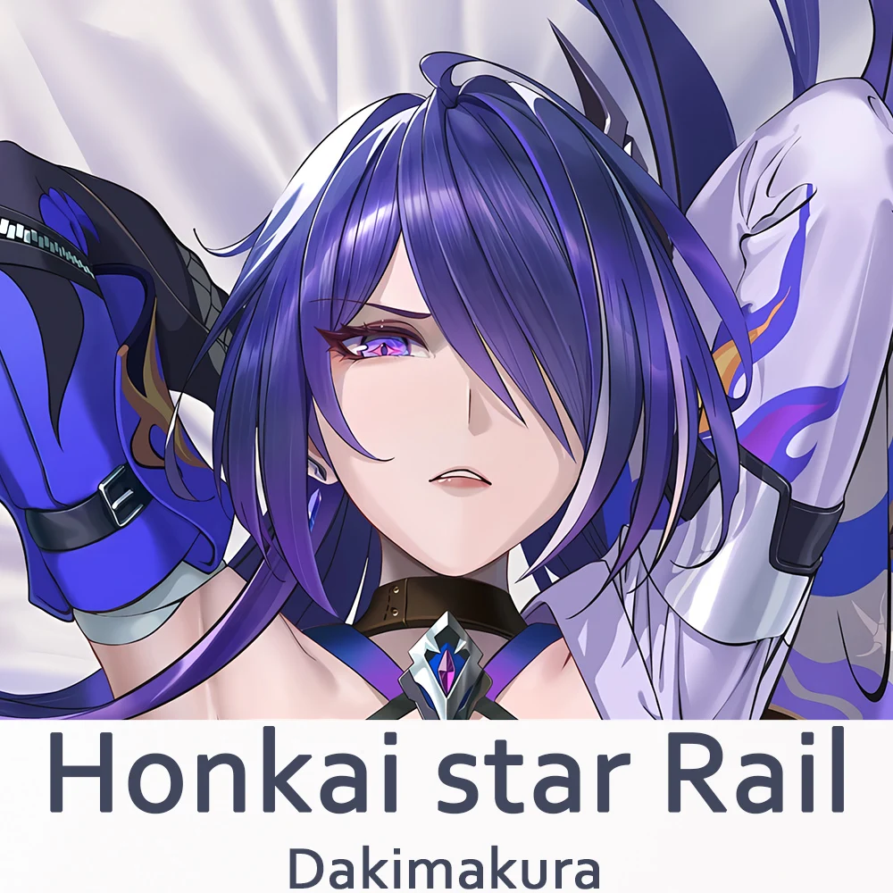 

Honkai Star Rail Acheron Dakimakura 2WAY Hing Body Case Anime Pillow Cushion Cover Xmas Gifts