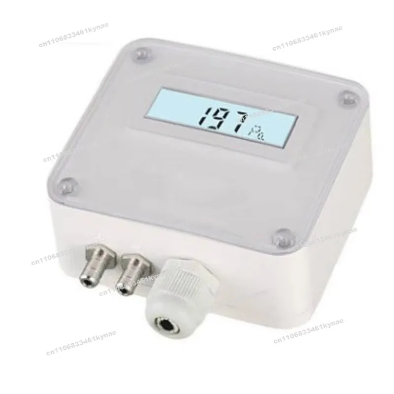 For Air Pressure HVAC Gas Differential Pressure Transmitter 4-20mA Furnace Negative Pressure 0-5V-10V Sensor