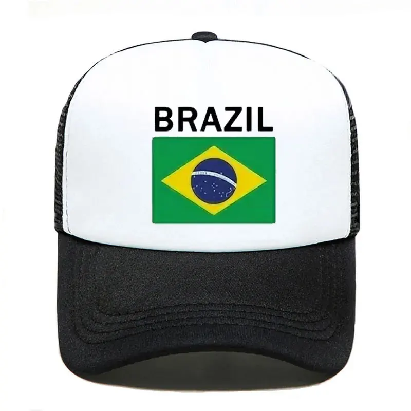 Brazil Trucker Caps Men Brazil Hat Baseball Cap Cool Summer Unisex Mesh Net Caps  snapback cap  cap for women