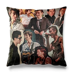 Ahitemisi-Juste de coussin avec photo de Alex Turner, taies d'oreiller carrées 18x18, 45cm x 45cm