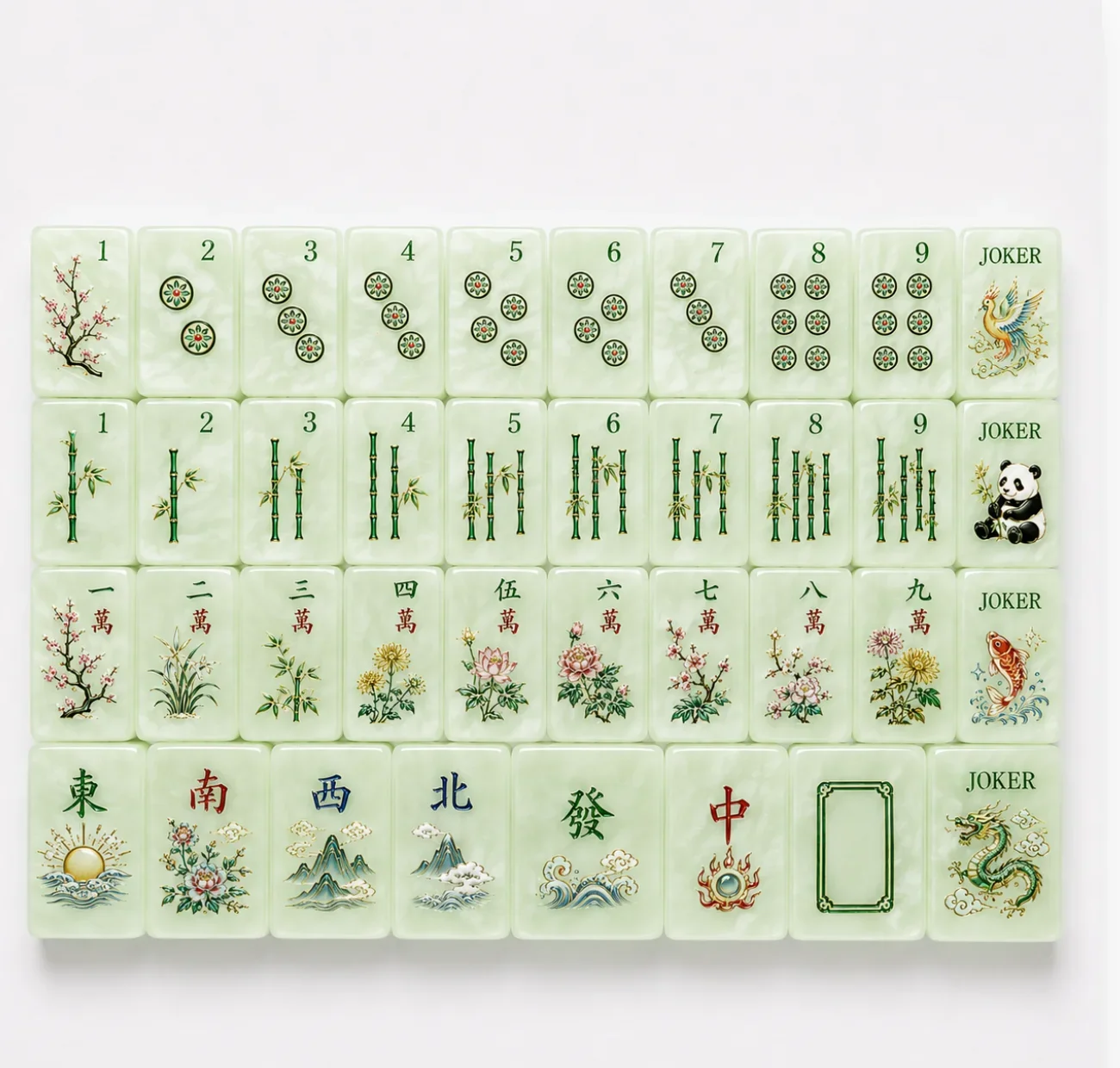 Tile American Mahjong Tile Mahjong Set American Mahjong Set Travel  Set Christmas Tiles Tortoise Pearl Luxury