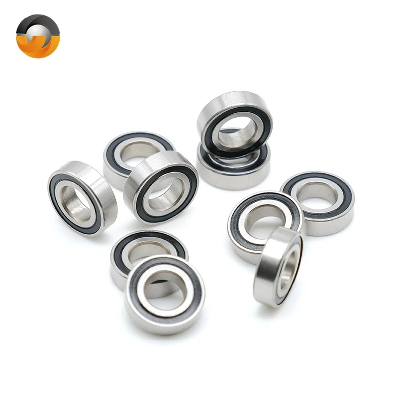 

S687RS Bearing 7x14x5 mm (10PCS) ABEC-7 440C Roller Stainless Steel S687 RS S687 2RS Ball Bearings