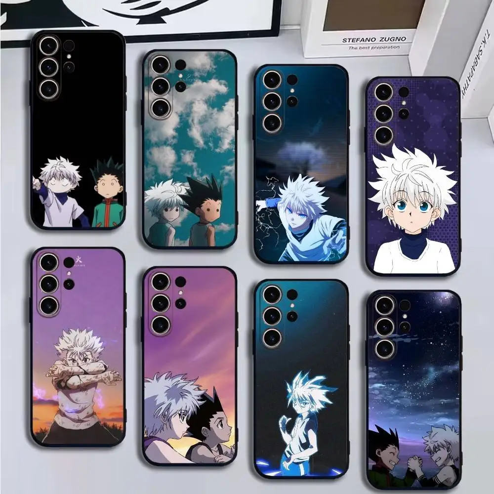 

Hunter X Hunter Phone Case For SamsungS25,24,21,22,23,30,Ultra,20,Plus,Fe,Lite,Note,10,9,Soft Black Cover
