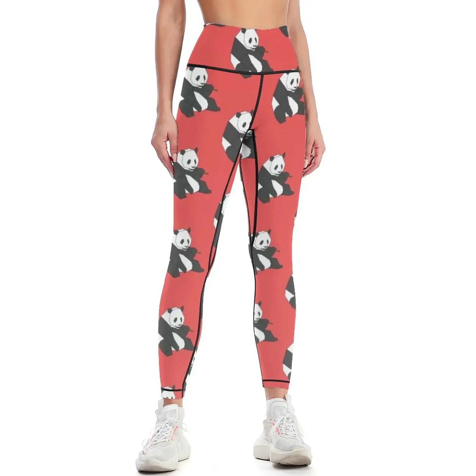 

Geometric Panda Bear Leggings sports shirts gym sporty woman gym gym sportswear woman Women's pants Womens Leggings