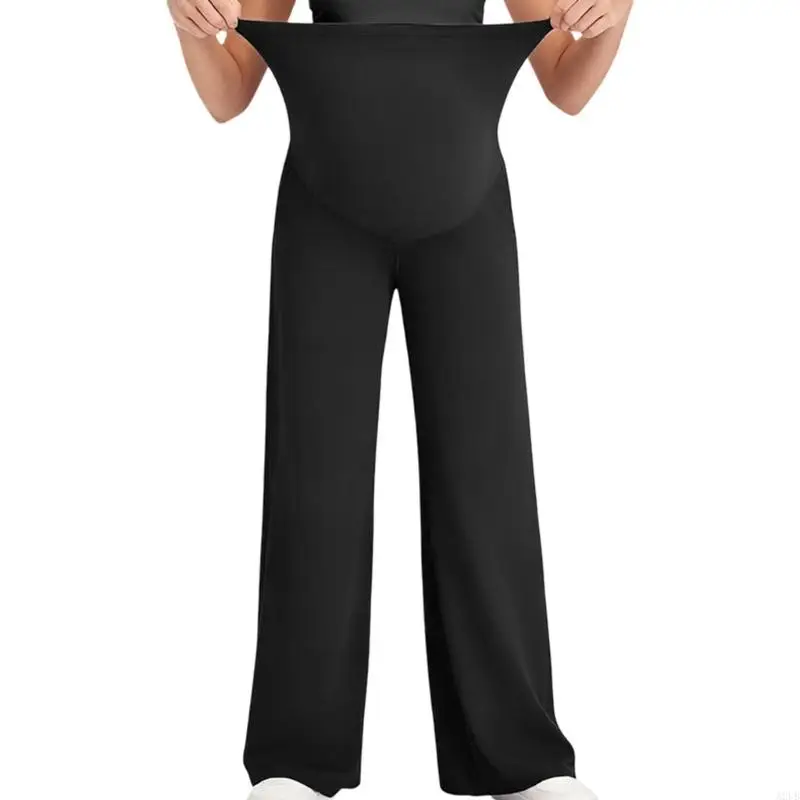 تتميز سراويل الحمل عالية الخصر المسامية بلوحة بطن داعمة ونسيج خفيف الوزن لتوفير الراحة اليومية A2UB #5