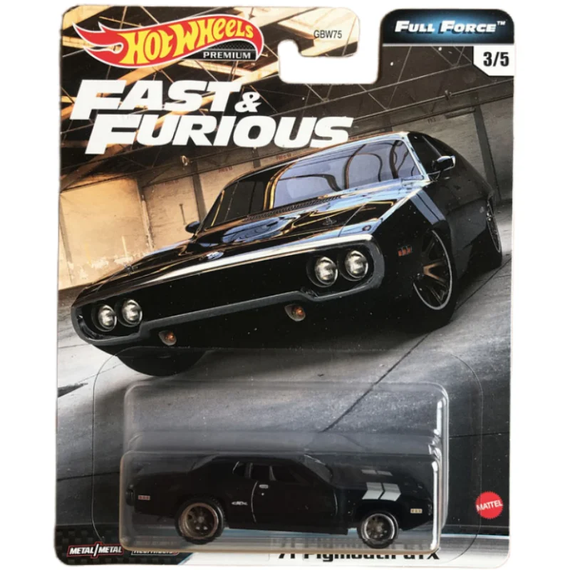 Hot Wheels Fast Furious 2019Mile Muscle Full Force Motor City Muscle Dodge Ford Jeep Mazda Nissan Silvia Toy Car Diecast Model