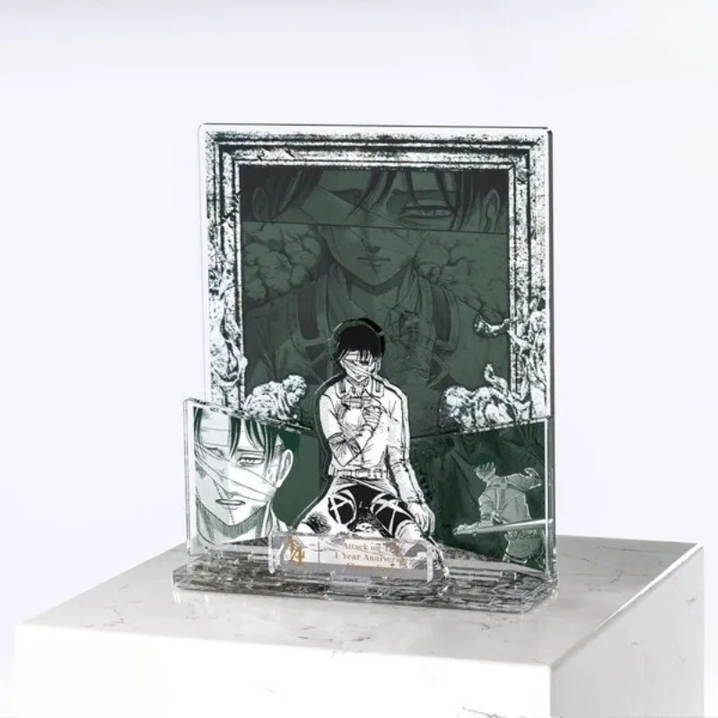 

Attack on Titan Japanese Anime Peripherals Acrylic Stands Figure Collectible Desk Ornaments Creative Birthday Gifts for Friends