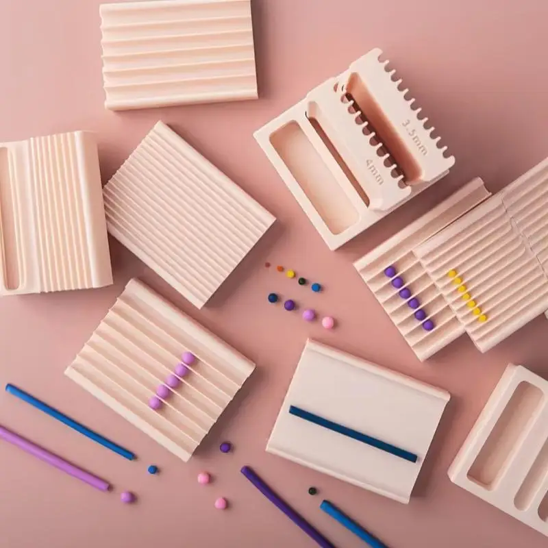 Tonkugel-Former mit Formen in verschiedenen Größen, Handrollformwerkzeug für weiche Keramik-Tonperlen, DIY-Handwerksbedarf – Detail 4
