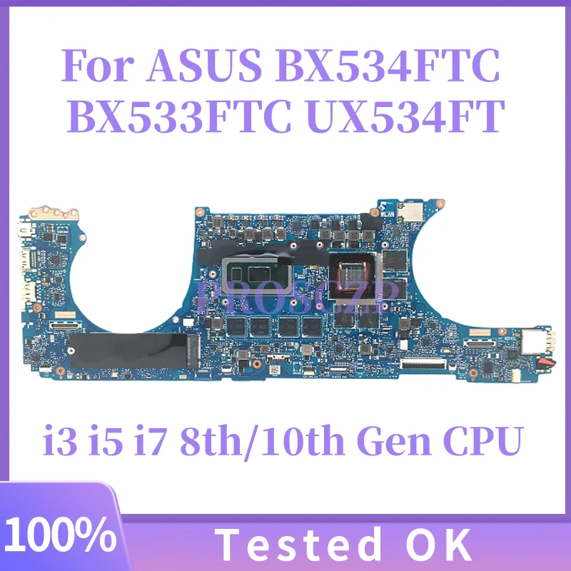 

BX534FTC UX534FT Laptop Motherboard For ASUS UX534F RX534FTC UX534FTC UX534FT BX534FT BX533FTC Mainboard With 10th Gen I3 i5 i7