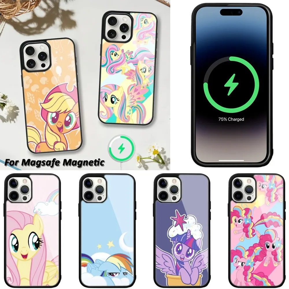 My P-Ponys L-Little  Phone Case For iPhone 15,14,13,12,11 Pro Max Plus Cases Wireless Charging