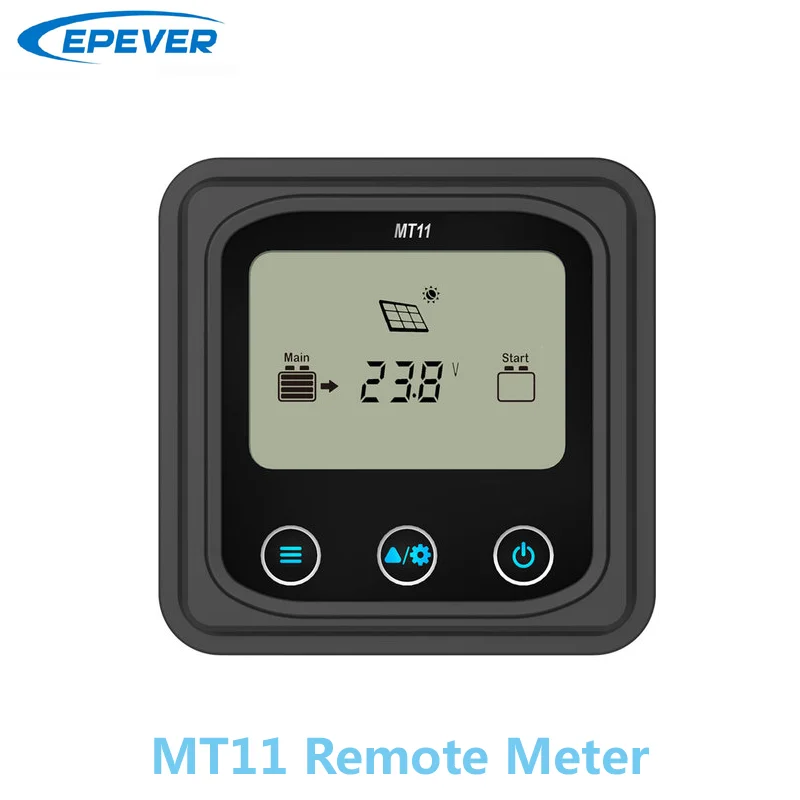 EPEVER MT11 Remote Meter For DuoRacer Series MPPT Solar Charge Controller With LCD Display Monitor Data