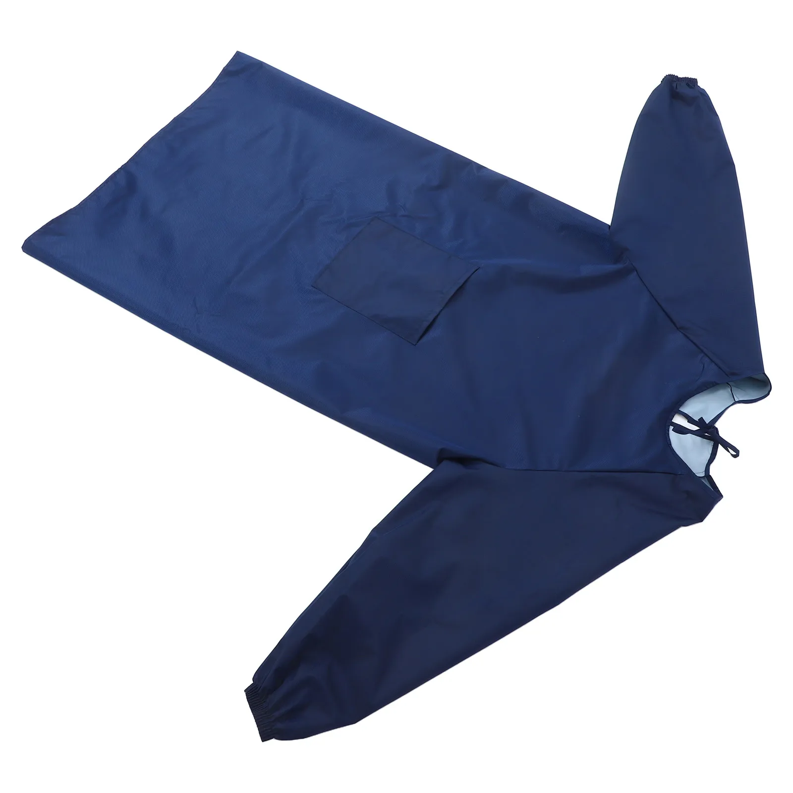 

Waterproof Oilproof Mens Womens Tarpaulin Long Sleeve Apron Reverse Dressing Smock Household Painting Laundry