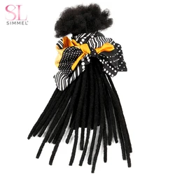Dreadlock Extensions Human Hair For Men/Women Crochet Braids Organic hair Dread Loc Extensions 0.4 0.6cm Faux Locks Crochet Hair