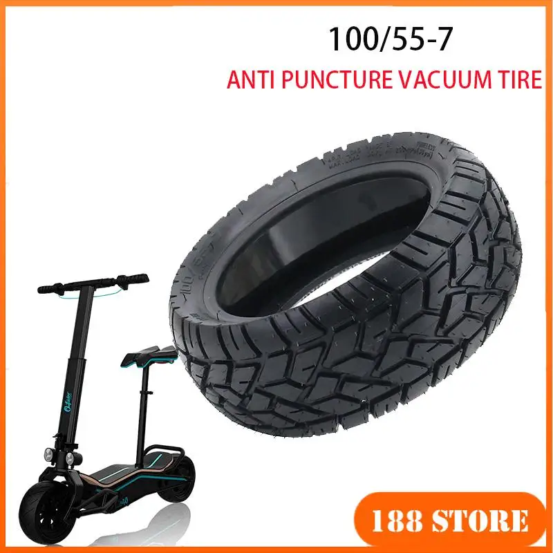 

12 inch 100/55-7 with Glue Run-flat Tire Improved Puncture-proof Tube CST Tyre For Kaabo Wolf King GTR Electric Scooter