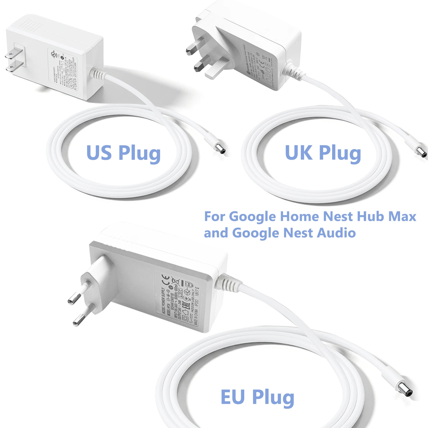 Google Speaker Nest Audio - อะแดปเตอร์จ่ายไฟ 24V สำหรับ Google Home Nest