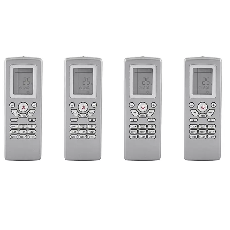 ABKN 4X Universal Remote Control for Gree Air Conditioner YT1F YT0F YB1F2 Cool and Heat IR