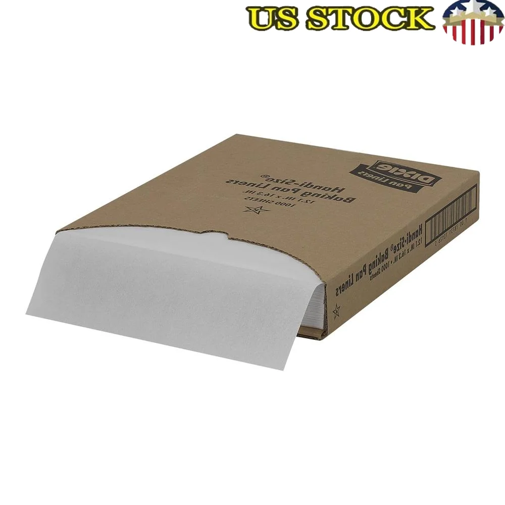 

Greaseproof Non-Stick Pan Liner Baking 16.38x12.19in Case of 1000 Parchment Sheets Quilon Paper Perfect Pastry Cookies