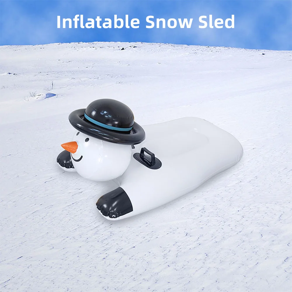 

Зимние Снеговики, снежные трубки, надувные снежные сани, двойные ручки из ПВХ, искусственный материал, детская доска